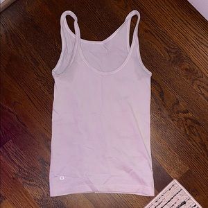 White Lululemon tank top